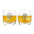 Half Full / Half Empty Whiskey Glasses