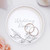 Wedding Rings Trinket Plate