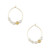 Threaded Pearl Hoops