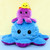 Jumbo Purple & Blue Reversible Mood Octopus - 40cm NZ