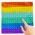XXL Jumbo Rainbow Square Silicone Pop It Bubble Fidget Toy - 40cm NZ