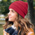 Women's Satin Lined Slouch Beanies