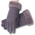 Faux Fur Lined Suede Touchscreen Gloves