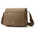 Classic Flap Front Messenger Bag - Brown