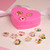 Kids Adjustable Ring Set in Heart Shaped Box - 12pc