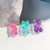 Glitter Gummy Bear Earrings