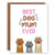 Best Dog Mum Card