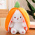 Reversible Bunny-Carrot Plush Toy