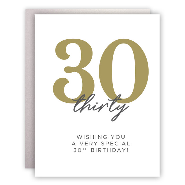 Wishing You a Very Special 30th Birthday Card