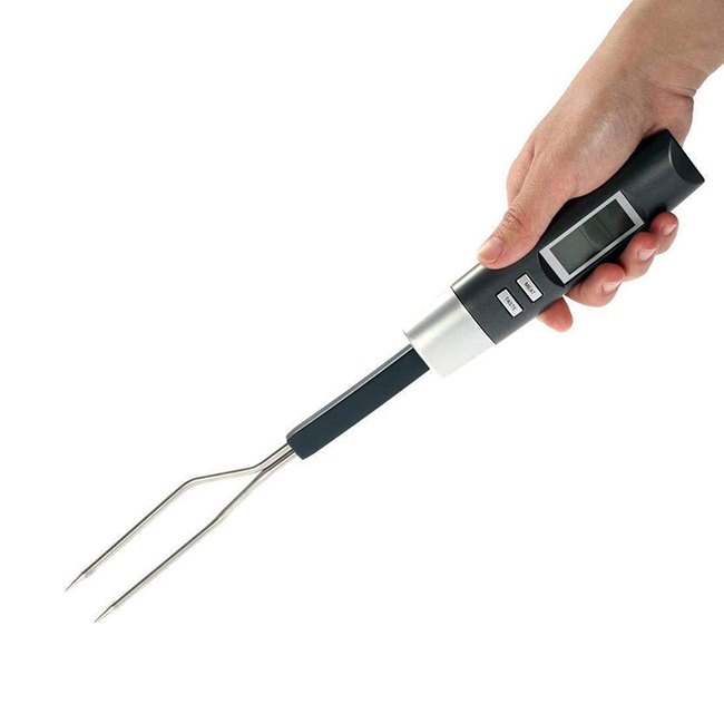 BBQ Fork with Pre-programmed Digital Themometer