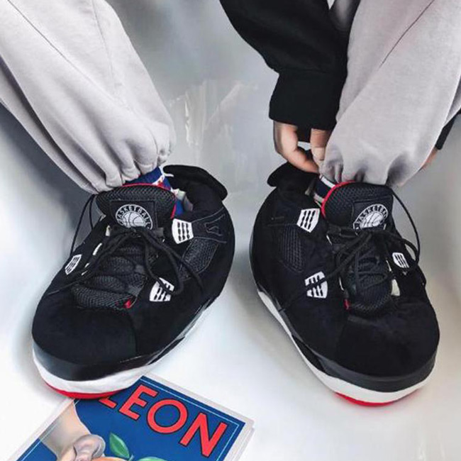 Shoes | Jordan Sneaker Slippers Indoor House Plush Slippers Unisex |  Poshmark