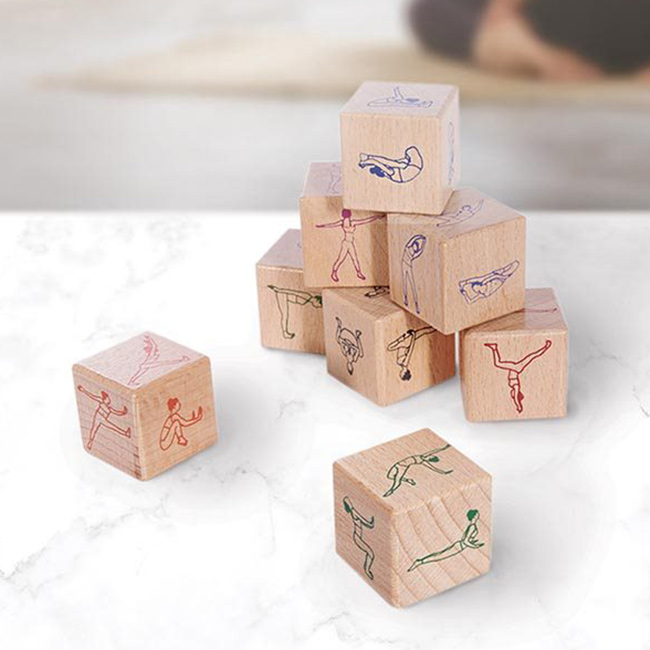 Wooden Yoga Dice, IS Gifts