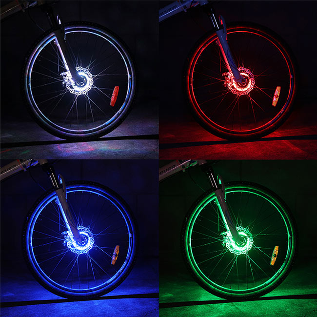 LED Rechargeable Bike Wheel Light