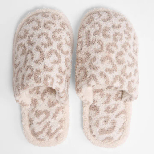 LEOPARD SLIPPERS 