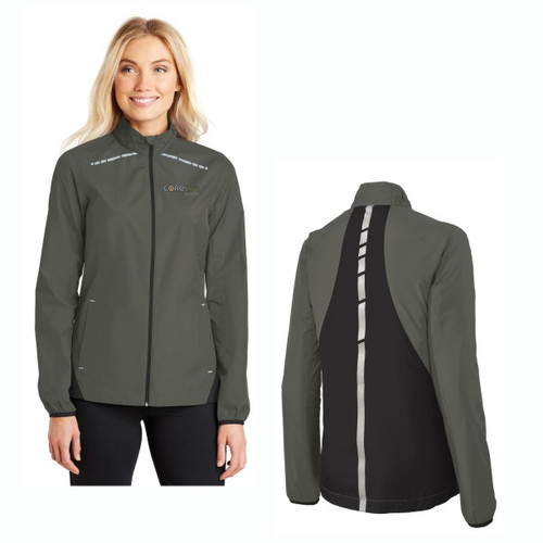 Port Authority® Ladies Zephyr Reflective Hit Full-Zip Jacket