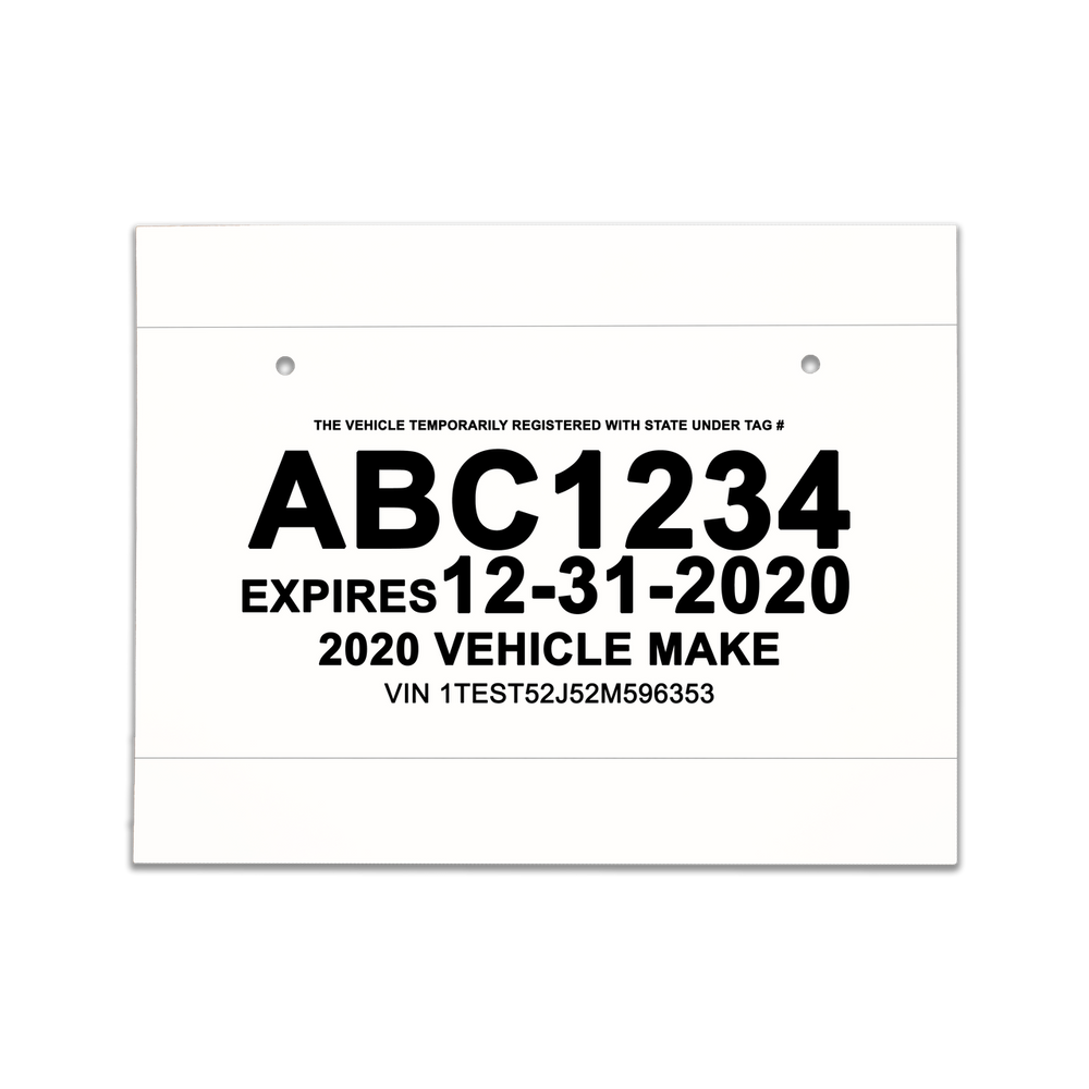 Perforated Plasticized eTAG Paper (100 Count)