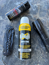 SoRite DECON - The threat has changed! SoRite DECON 3.4 oz. is an additional layer for everyday carry self-defense! Destroys Fentanyl, Xylazine and Heroin in 60 seconds