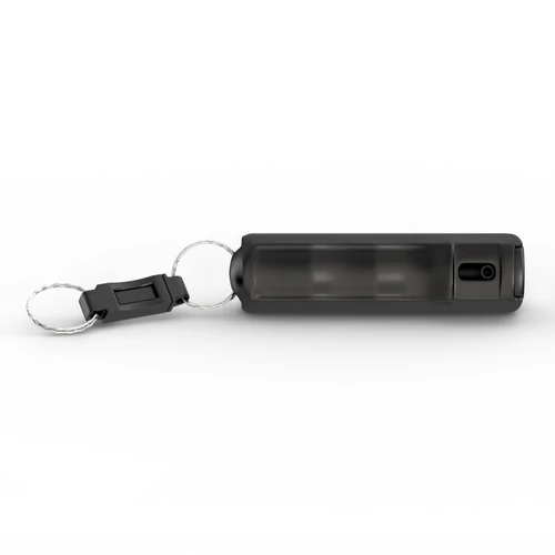REDD, X3  OC/CS/PAVA Pepper Spray | Black Hardshell, Quick Release Key Ring & UV Marking Dye | Flip Top Focused Stream (1/2 oz)