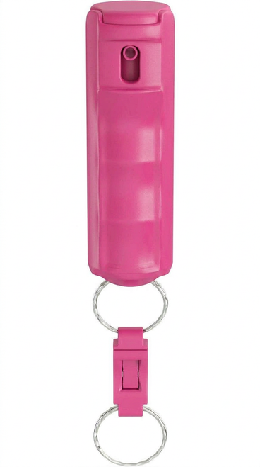 REDD, X3  OC/CS/PAVA Pepper Spray | Pink Hardshell, Quick Release Key Ring & UV Marking Dye | Flip Top Focused Stream (1/2 oz)