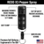 REDD, X3  OC/CS/PAVA Pepper Spray | Black Hardshell, Quick Release Key Ring & UV Marking Dye | Flip Top Focused Stream (1/2 oz)
