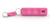 REDD, X3  OC/CS/PAVA Pepper Spray | Pink Hardshell, Quick Release Key Ring & UV Marking Dye | Flip Top Focused Stream (1/2 oz)