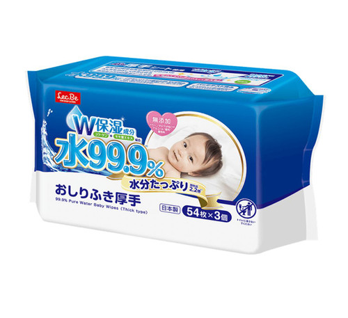 LEC 99.9% Water Wipes Thick Type- Bundle Pack