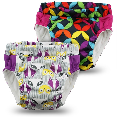 Kanga Care  Lil Learnerz Training Pants & Swim Diaper - BONNIE & JEWELED 2 pack