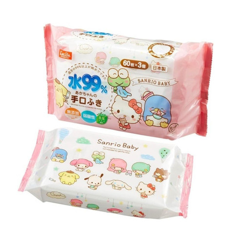 LEC Japan Sanrio Baby Hand & Mouth Wipes 60s*3