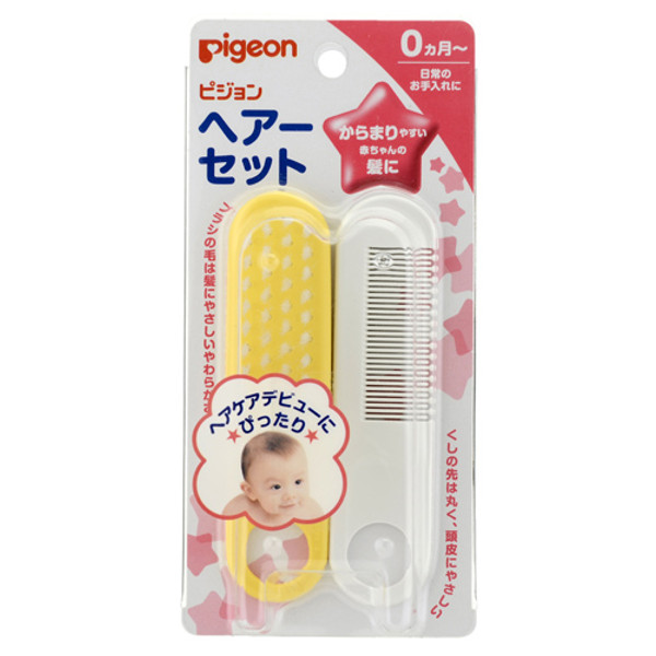 Pigeon Japan Baby Brush & Comb Set