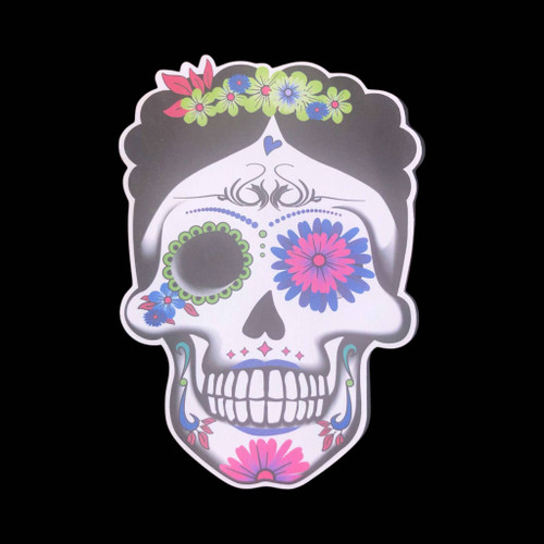 Frida Sugar Skull Car Freshie - Approximately 3 Ounces