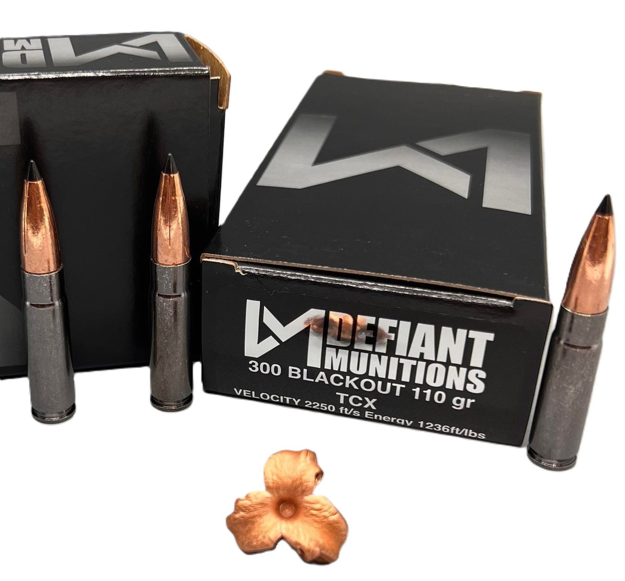 300 BLACKOUT 110 gr Total Copper X-panding (TCX) - Defiant