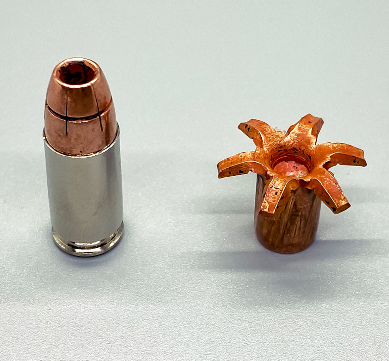 45 ACP Defensive Solid Copper Hollow Points - Steinel Ammunition Co.