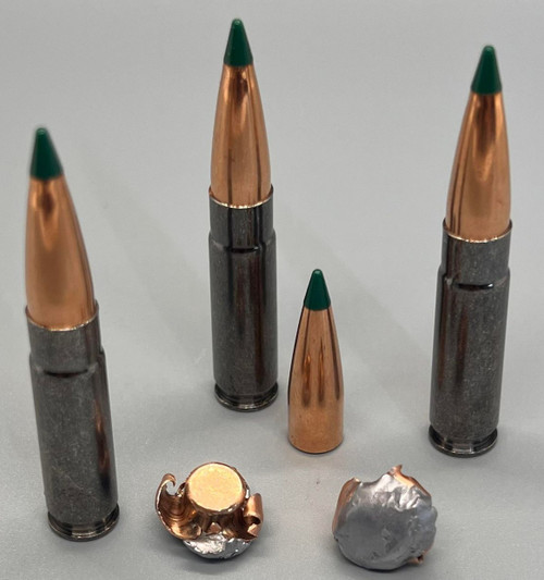 6.5 Creedmoor 130gr TCX (Total Copper X-panding) Solid Copper Defensive  Ammunition - Defiant Munitions