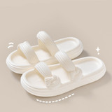 Women's Bow Design Slippers Fashion Summer New House Shoes For Women Thick-soled nonslip