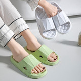 Stay cozy all summer with our breathable green women's slippers.