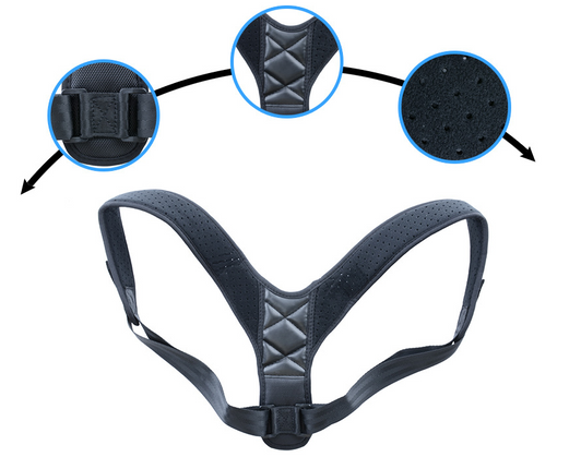 Lower Back Correction Belt - Comfortable and Supportive Sponge Backing.