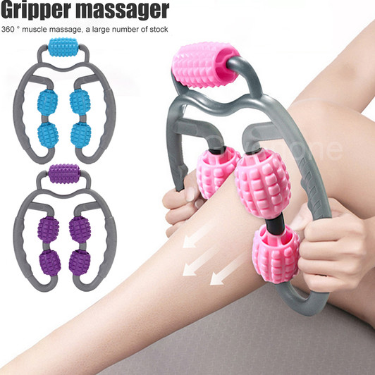 U-Shaped Gripper Massage Roller: Beatify your body lines.