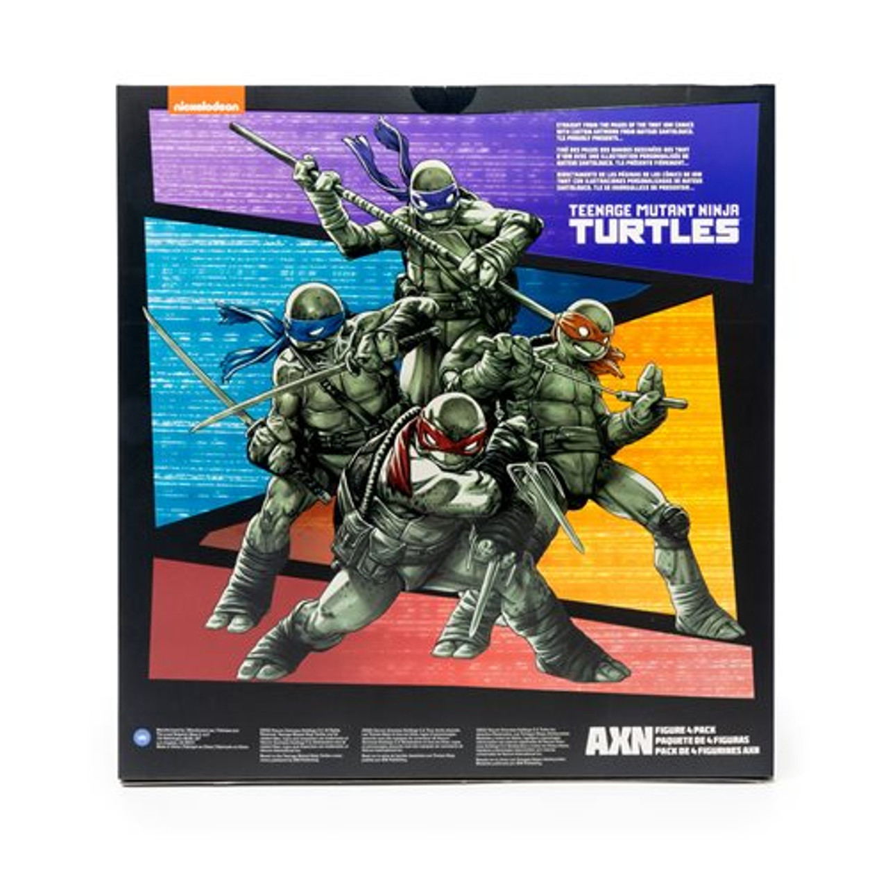 TLS BST AXN TMNT: IDW Comics (Black & White) Turtle 4 Pack - SDCC