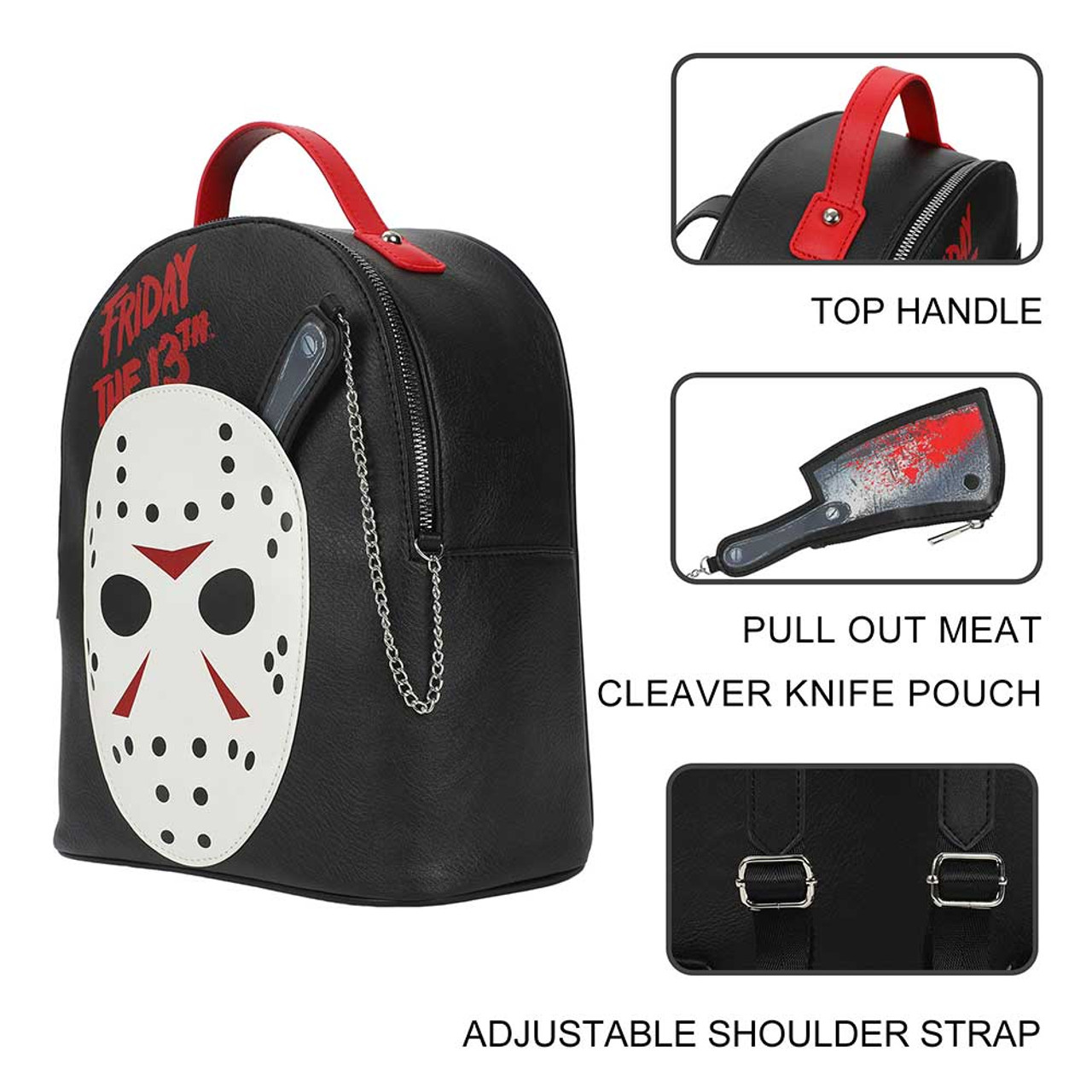 Friday The 13th Jason Hockey Mask Crossbody Bag