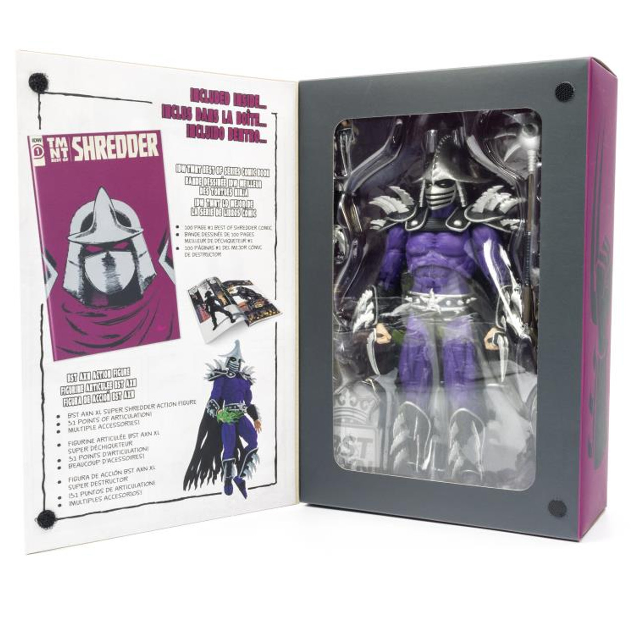 BST AXN: TMNT XL Super Shredder & Comic Set (DAMAGED BOX) - 8