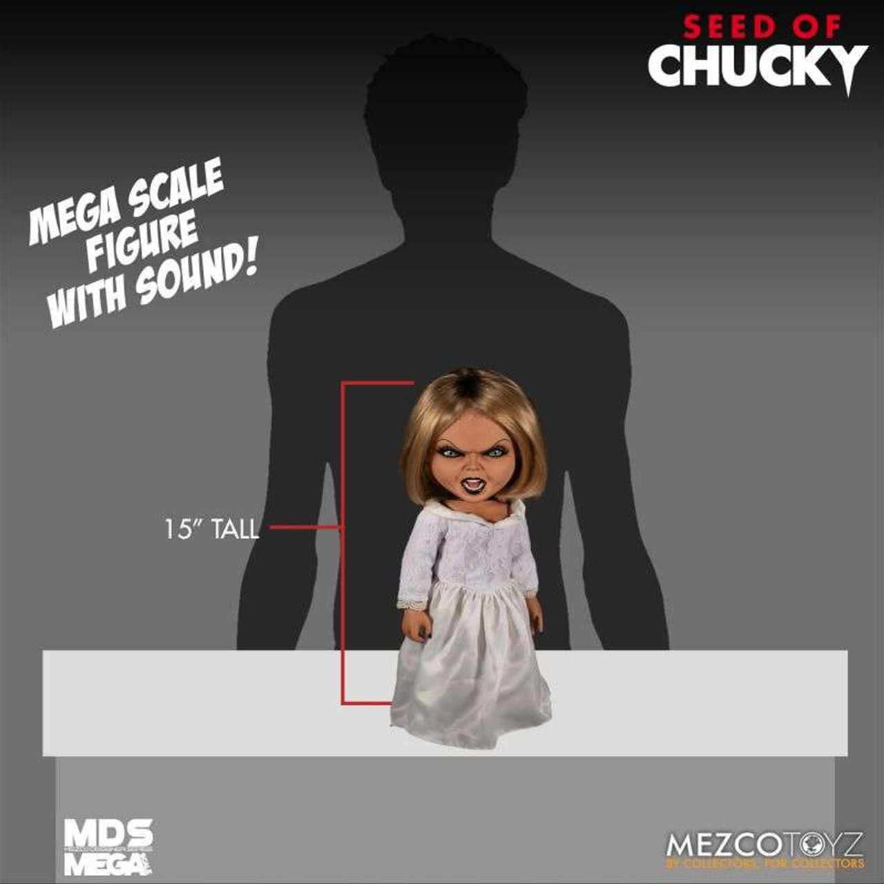 La Fiancée de Chucky poupée parlante Tiffany Mezco Toys