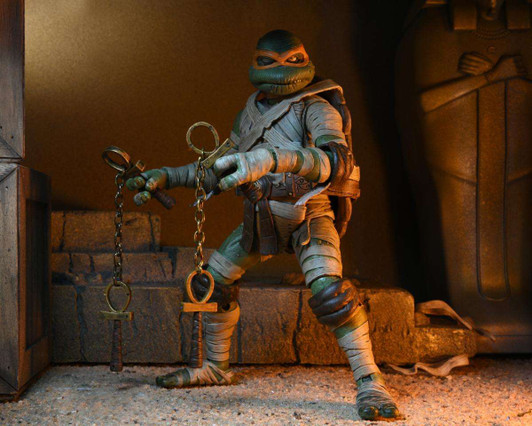 NECA Universal Monsters x TMNT: Ultimate Michelangelo as The Mummy - 7" Scale Action Figure