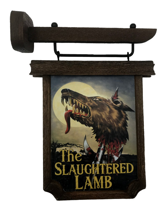 An American Werewolf In London - The Slaughtered Lamb Pub Sign Prop Replica