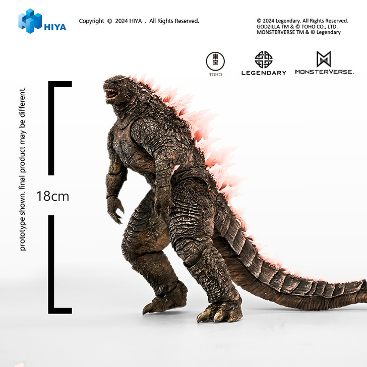 Godzilla x Kong: Godzilla Evolved PX (Previews Exclusive) - Exquisite Basic Series 7" Figure