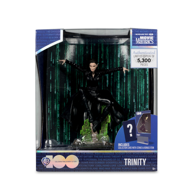 The Matrix: Trinity - Movie Maniacs 6" Posed Figure