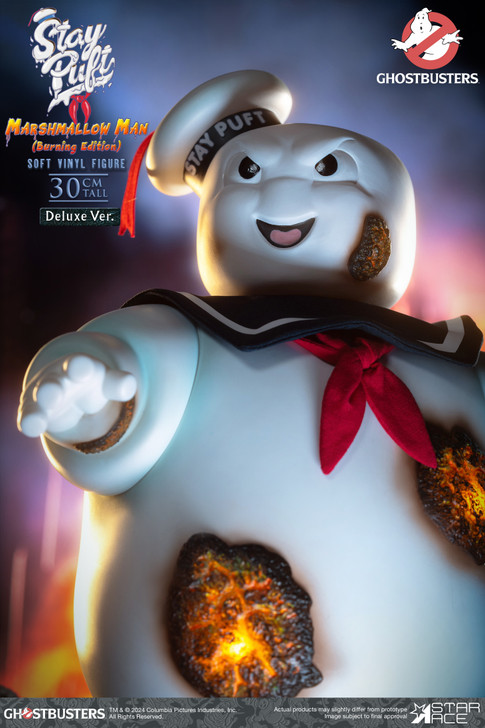 Ghostbusters: Stay Puft Marshmallow Man (Burning Edition) Deluxe Version - 11.8" Soft Vinyl Figure