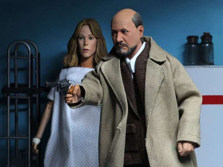 NECA Halloween 2: Doctor Loomis and Laurie Strode Clothed Action Figure (2-Pack) - 8" Scale