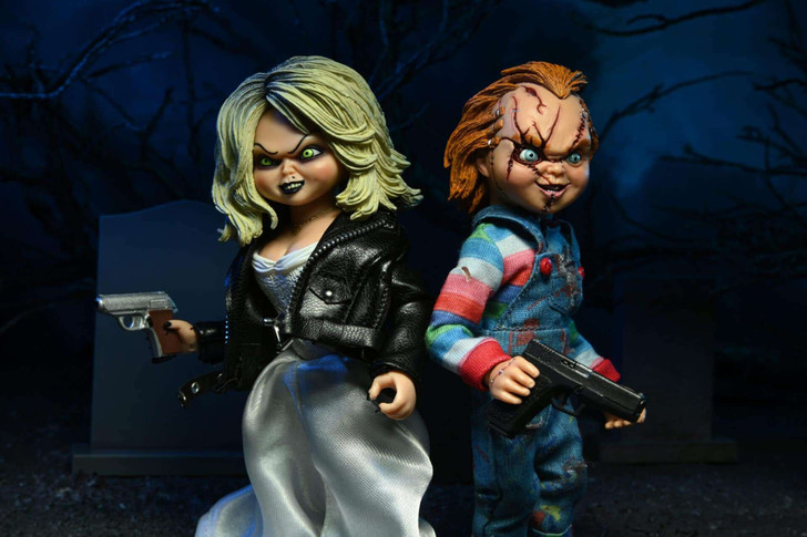 NECA Bride of Chucky - Chucky & Tiffany - 8" Scale Clothed Figure (2-Pack)