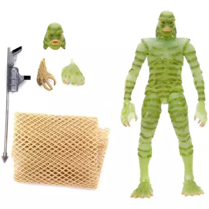 Jada Toys Universal Monsters: Creature from the Black Lagoon (Glow in the Dark) - 6" Action Figure