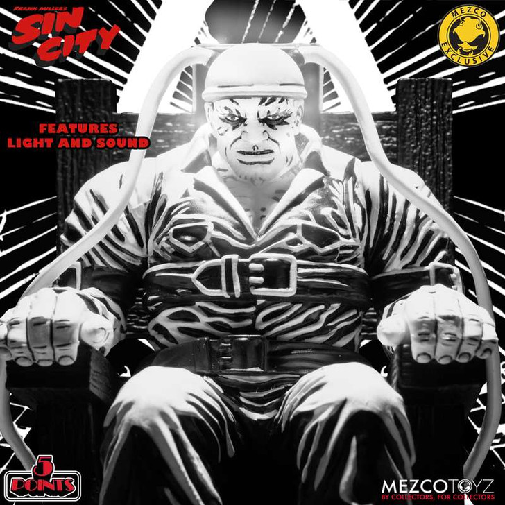 Mezco Toyz Sin City: The Hard Goodbye Death Row Marv - 5 points - SDCC 2022 Exclusive